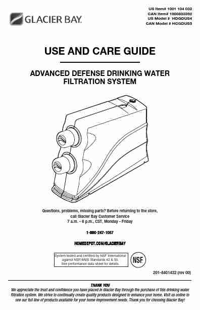 Glacier Bay Water Filter Manual_pdf